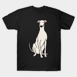 Cute White Greyhound T-Shirt